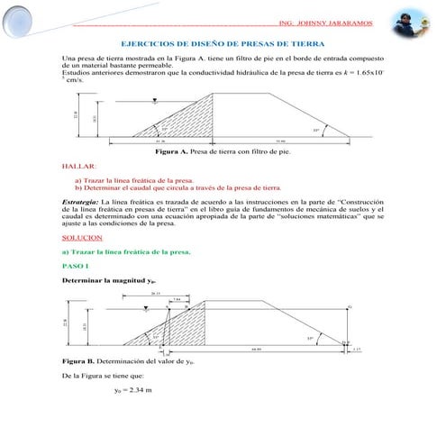 Ejercicios de diseño de presas de tierra