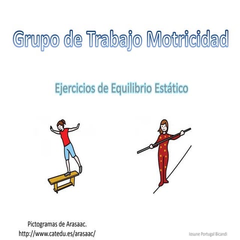 Ejercicios de equilibrio estático