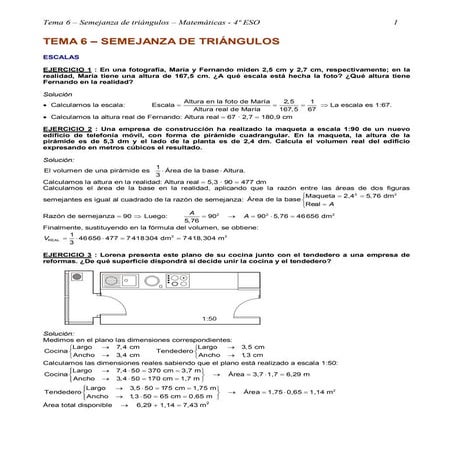 Ejercicios de escalas.