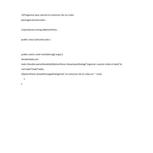 Ejercicios de estructura secuencial