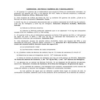 Ejercicios  de física y química de ...
