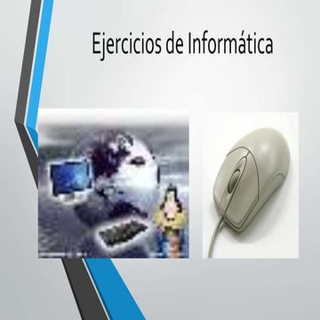 Ejercicios de informática