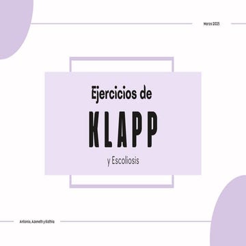Ejercicios de klapp práctico-teorico.... | PDF