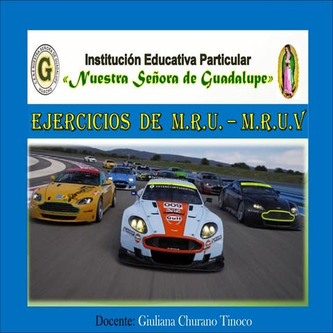 Ejercicios de m.r.u m.r.u.v. | PPT