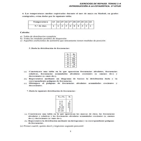 Ejercicios de repaso 1ºgtur 19-12-11