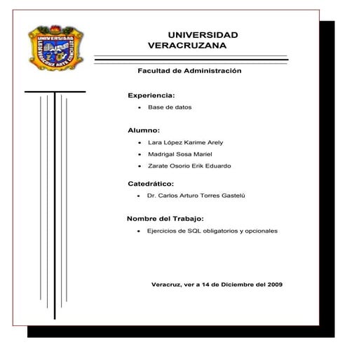 Ejercicios De Sql (actualizado)