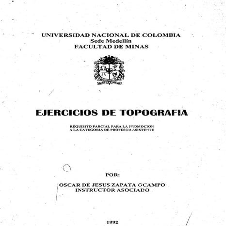 Ejercicios de topografia (ocampo)