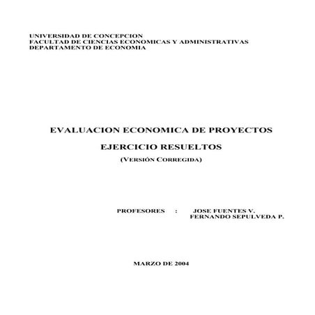 Ejercicios evaluacion proyectos 20601445041 - Document Preview