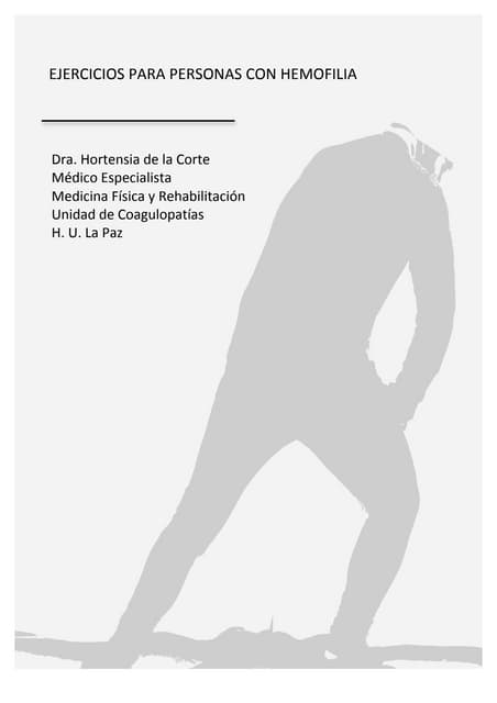 Ejercicios para personas con Hemofilia