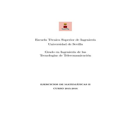 Matemáticas Ingeniería telecomunicaciones