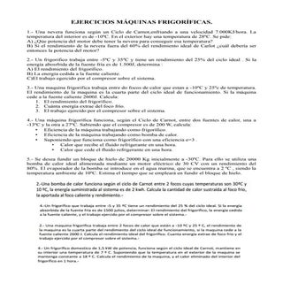 Ejercicios maquinas frigorificas y ...