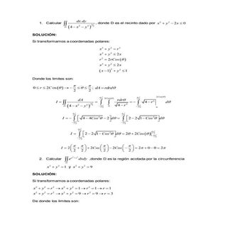 integral doble ejercicios resueltos...