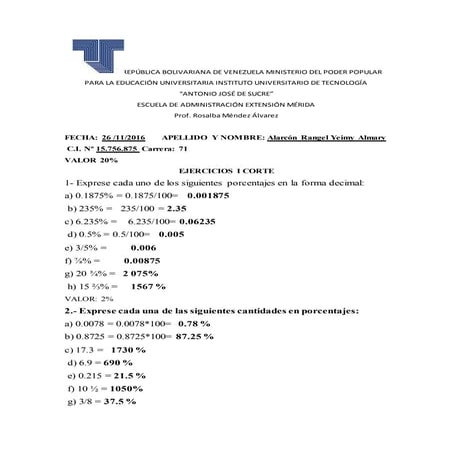 Ejercicios matemática financiera Sistema Simple