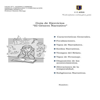 Ejercicios narrativa