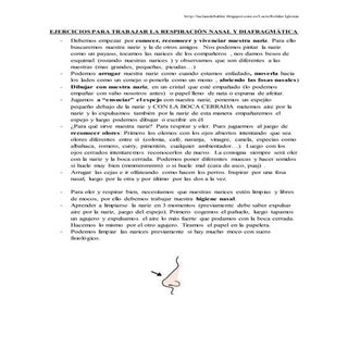 Ejercicios para trabajar la respira...