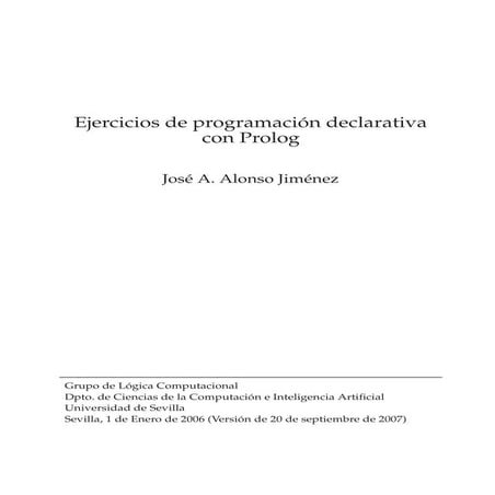 Ejercicios programacion prolog