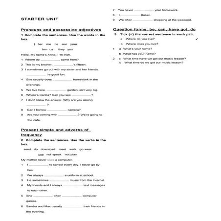 Ejercicios repaso 4º septiembre