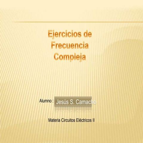 Ejercicios resonancia