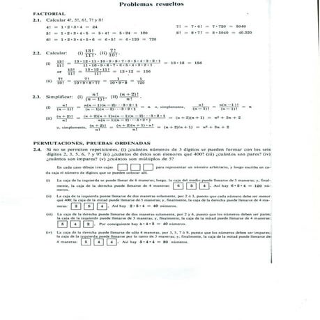 Ejercicios resueltos