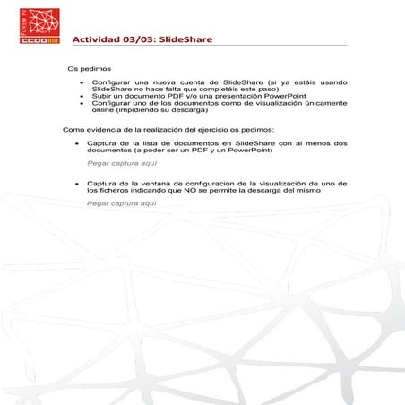 Ejercicios slideshare | DOC