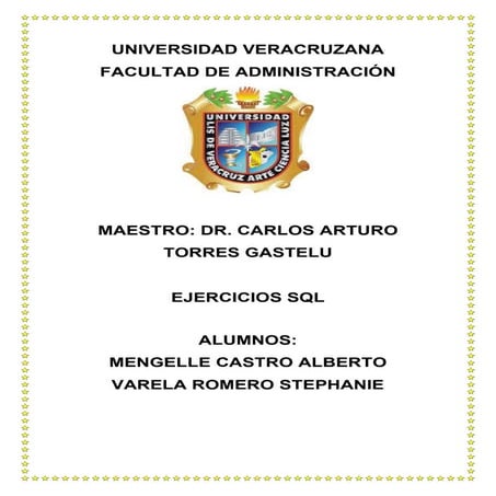 Ejercicios sql