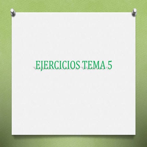 Tema 5 | PPTX