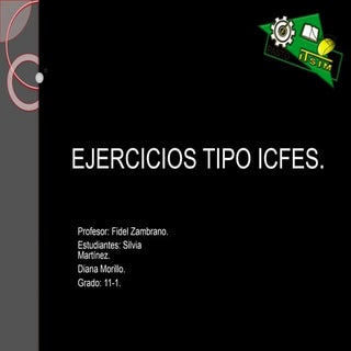 Ejercicios tipo icfes