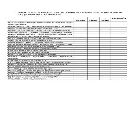 Ejercicios verbos 8 10-19