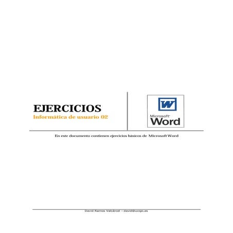 Ejercicios Word 02