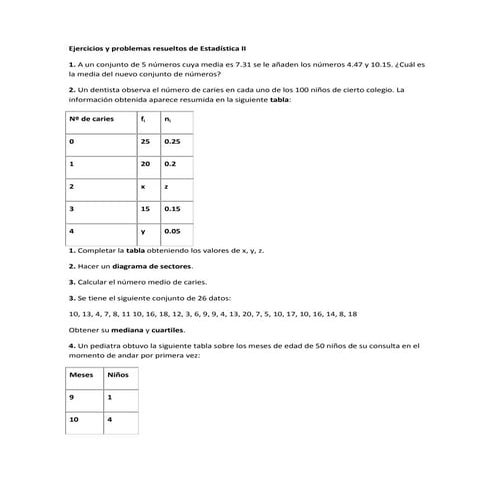 Ejercicios y problemas resueltos de estadística ii