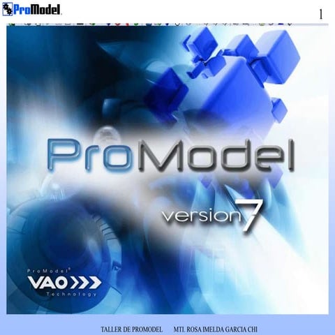 Ejercicio tutorial promodel