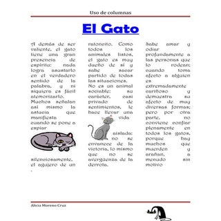 Ejercicio word gato
