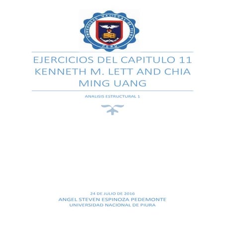 Ejercicios del capitulo 11 lett and uang | PDF