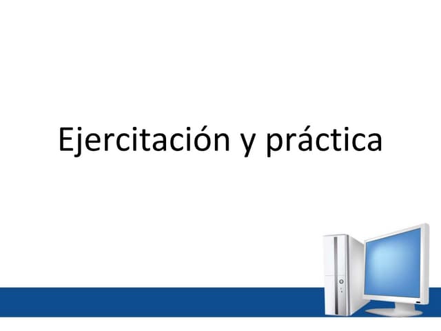 Sistemas de ejercitación y práctica