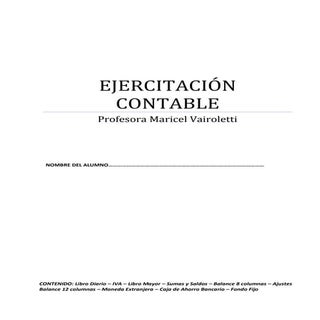Ejercitacion de contabilidad - SIC