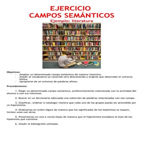 Construir un campo semántico