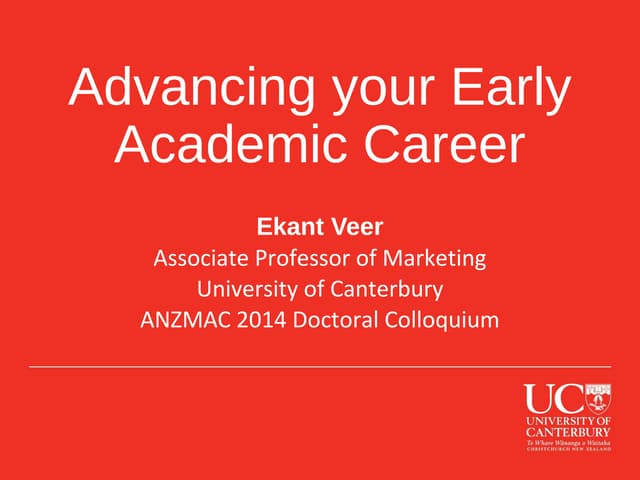 Opening workshop slides of ANZMAC DC 2014 by Ekant veer