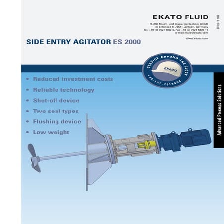 Agitador Ekato Fluid Side