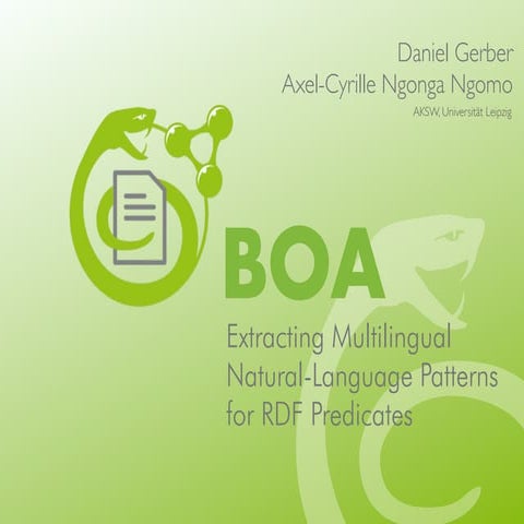 Extracting Multilingual Natural-Language Patterns for RDF Predicates