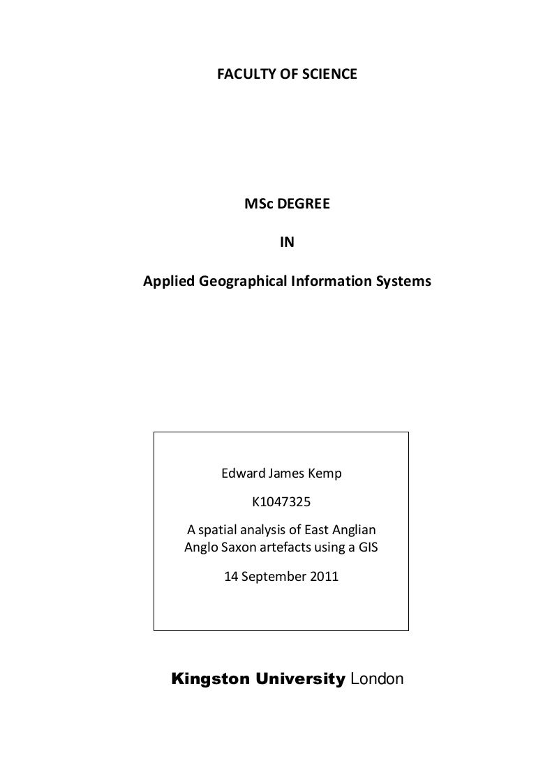 Phd thesis gis
