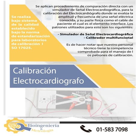 CALIBRACION DE ELECTROCARDIOGRAFO | PDF