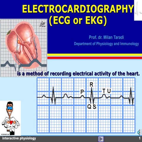 Electrocardiography (ECG or EKG)