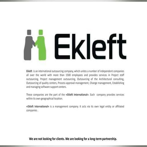 Ekleft english