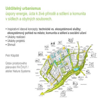 Petr Klápště - Ekologický  urbanism...