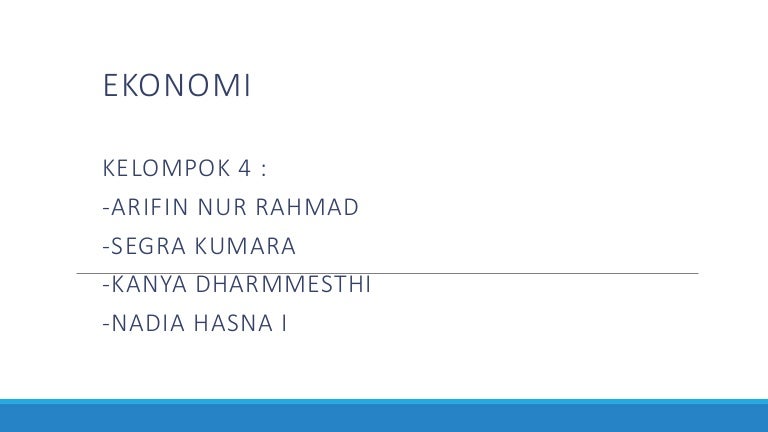 Ekonomi