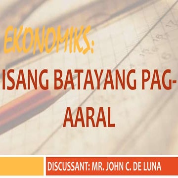 Ekonomiks  - isang batayang pag-aaral