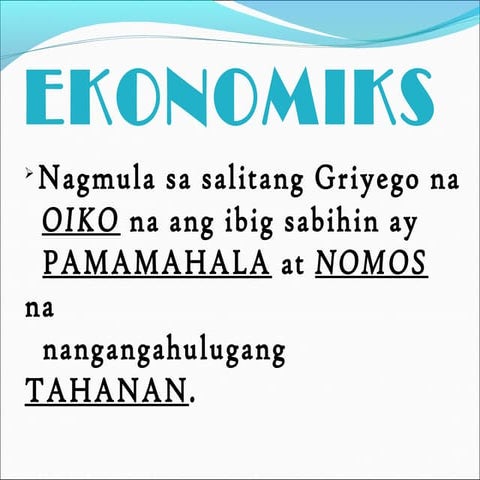 Araling Panlipunan IV : Aralin 1