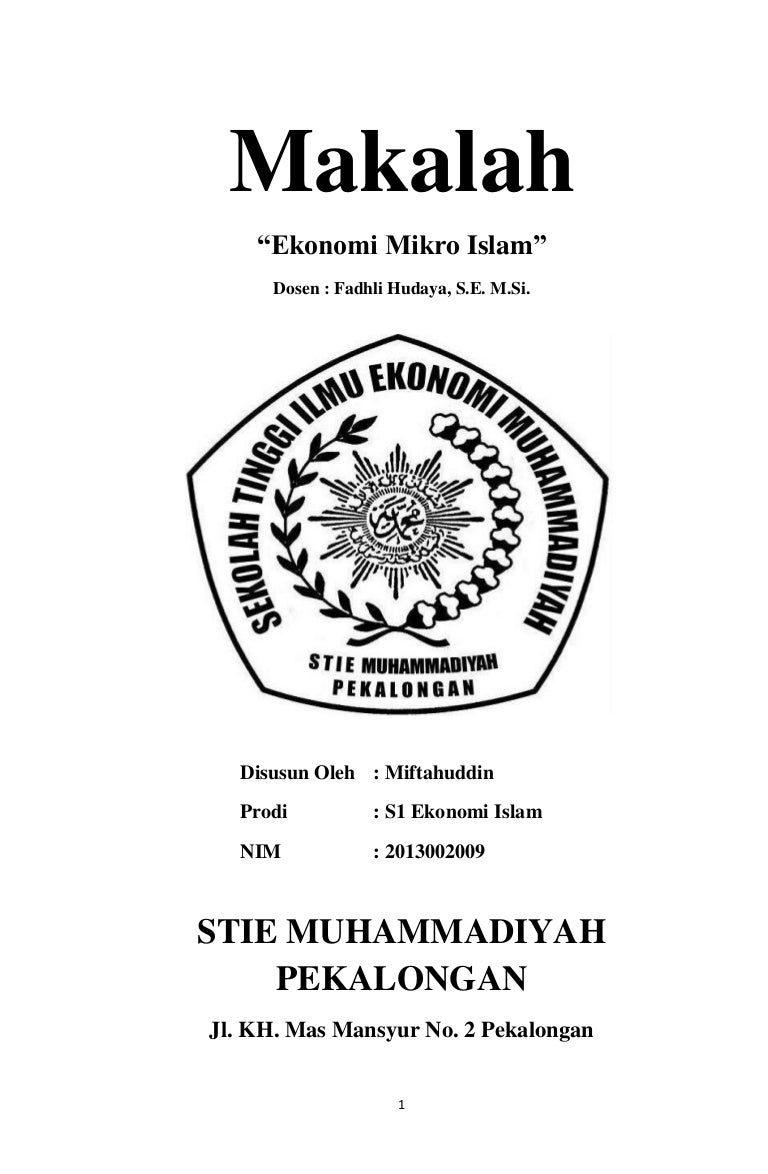 Ekonomi Mikro Bab 3