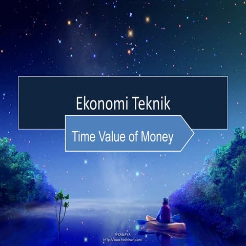 Ekonomi teknik time value of money