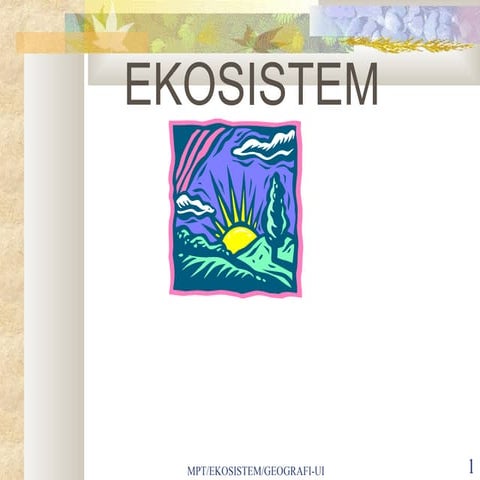 Ekosistem